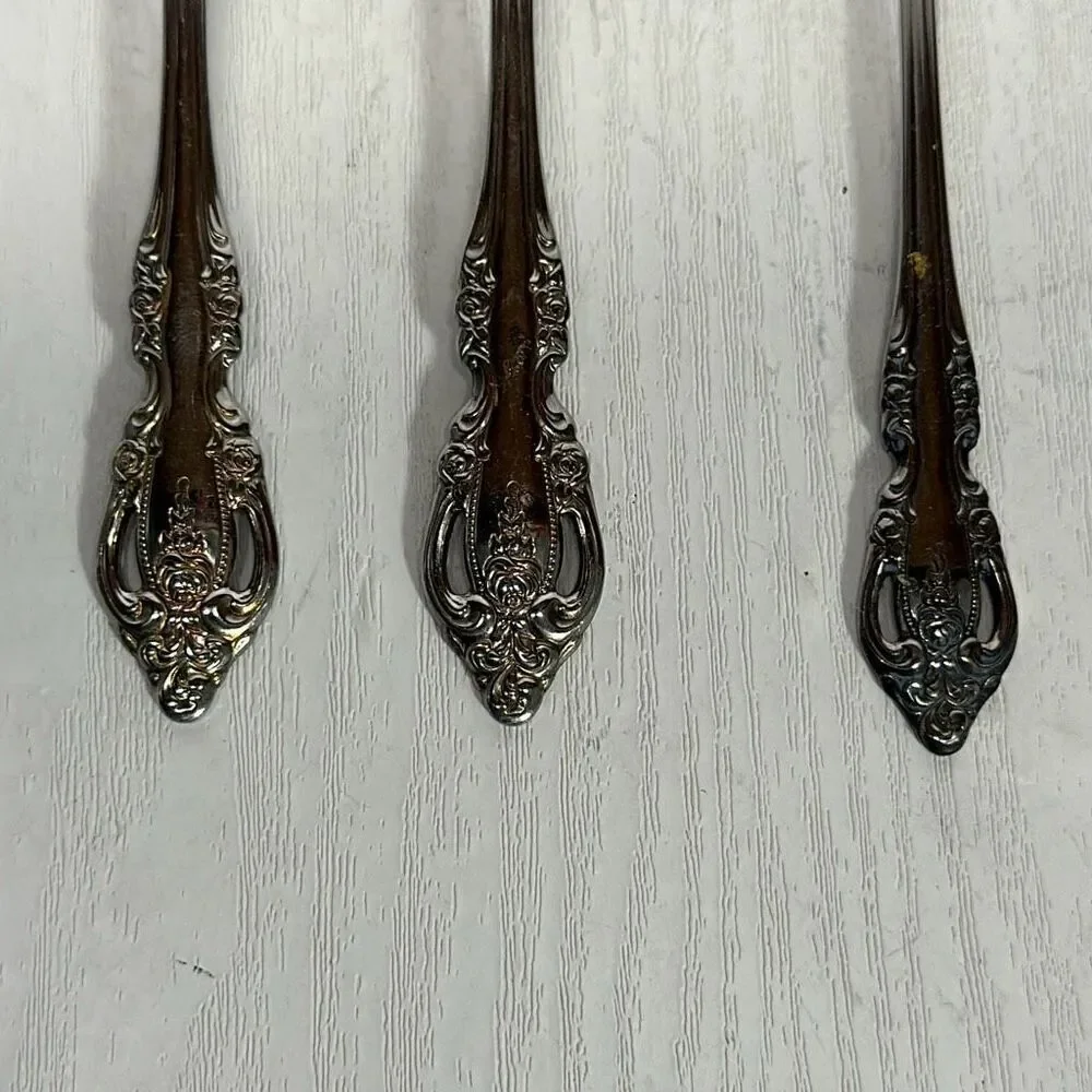 Oneida Community Brahms Stainless‎ Steel Flatware Bundle Cocktail Spoon set of 3